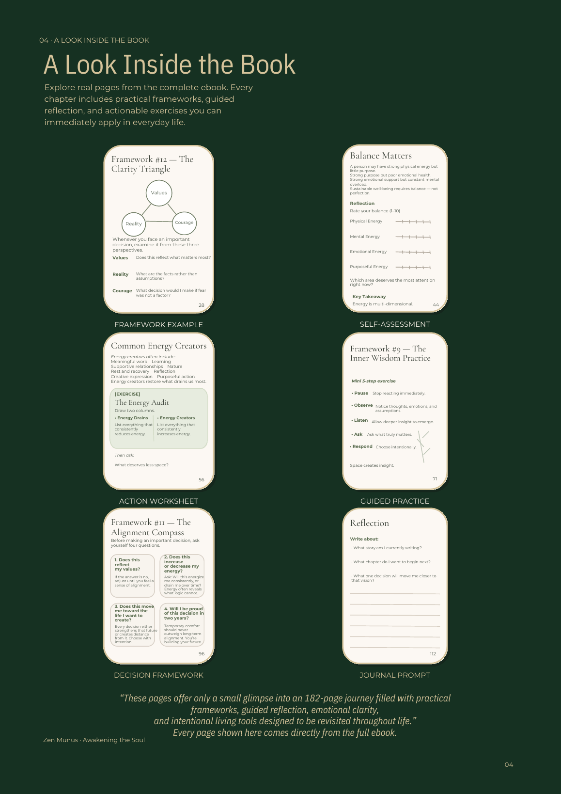 Sales page preview showing interior look-inside page examples