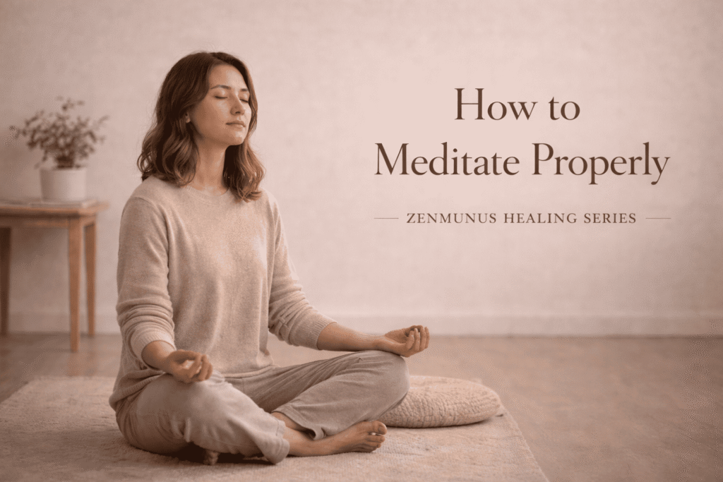 How to Meditate Properly