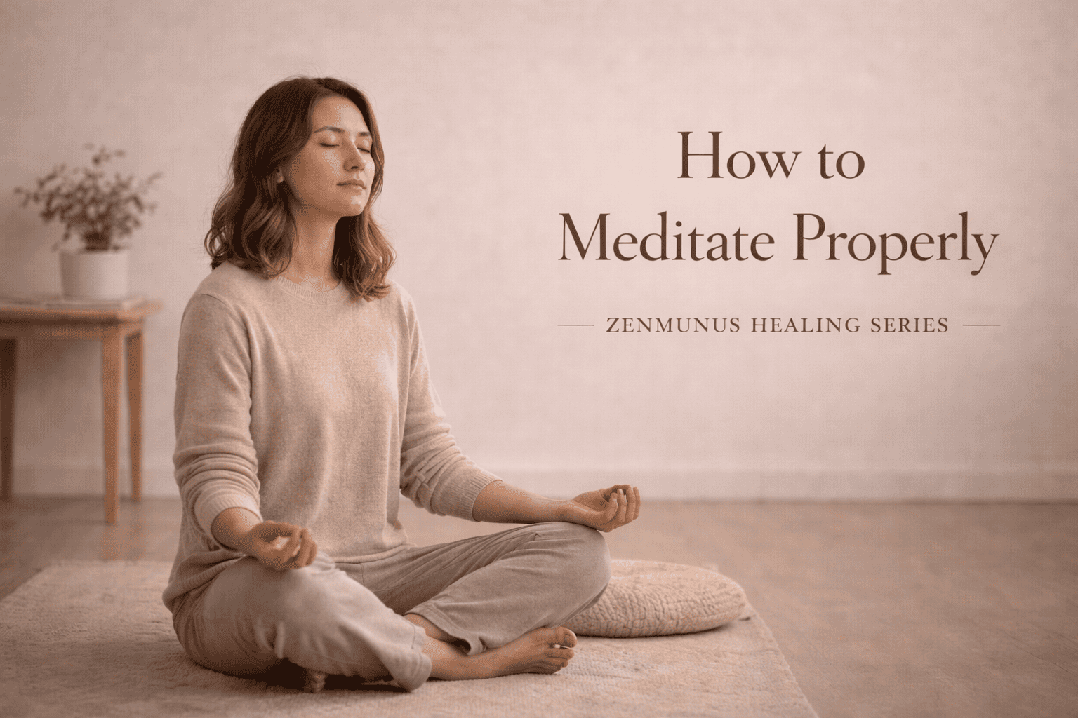 How to Meditate Properly